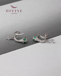 Silver earrings 195