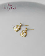 Silver earrings 199