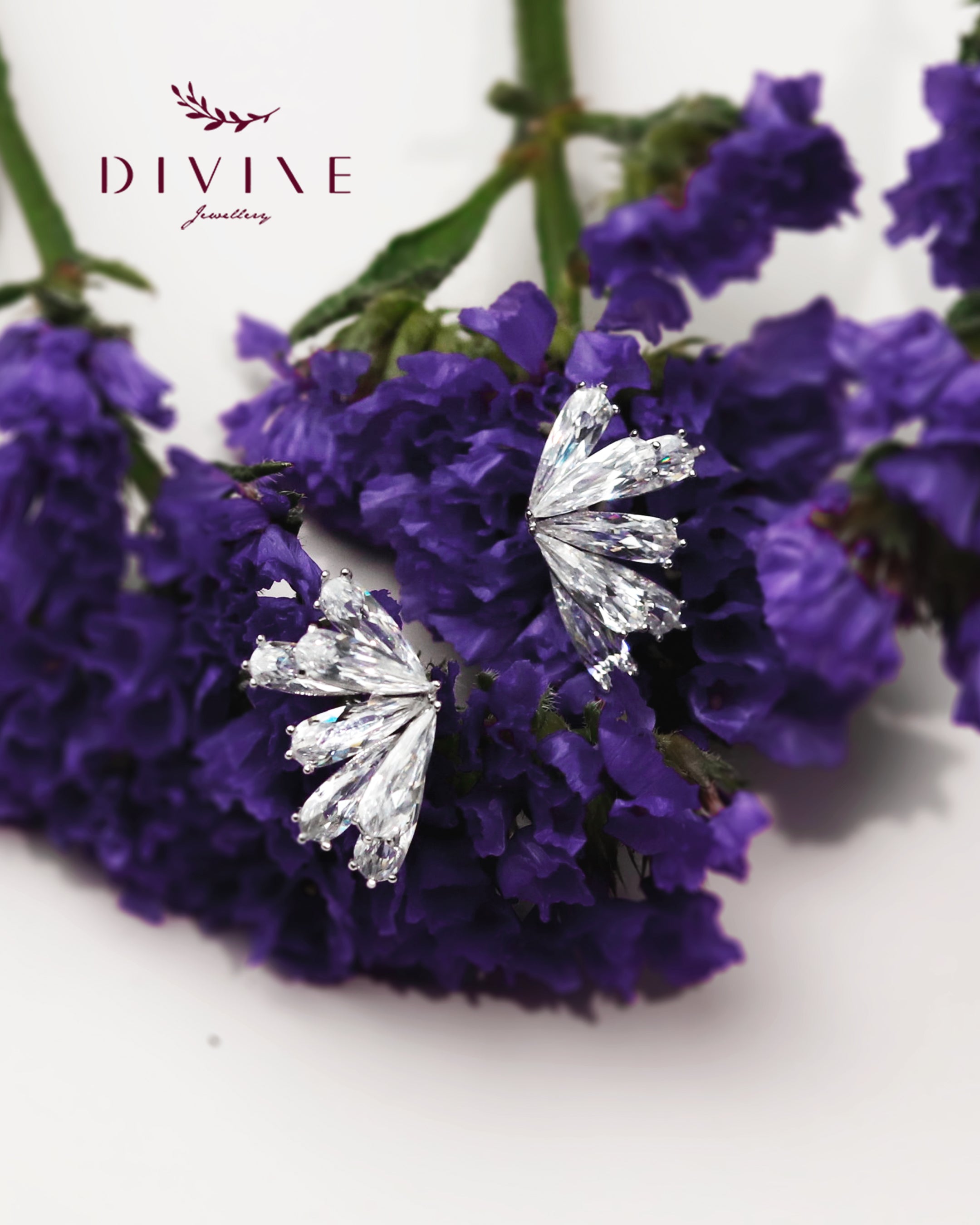 Silver earrings 177