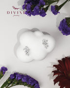 Silver earrings 177