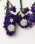 Silver earrings 178