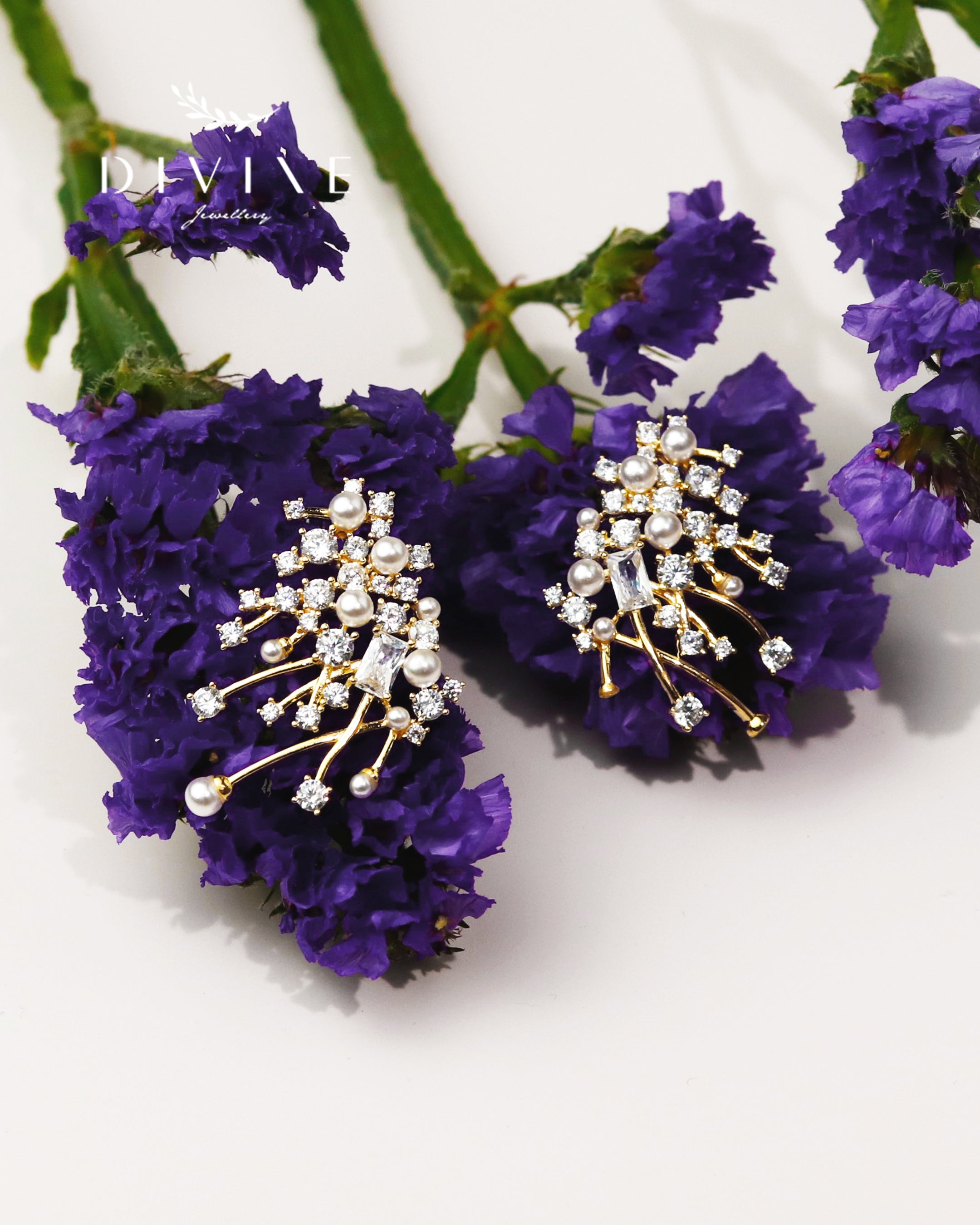 Silver earrings 179