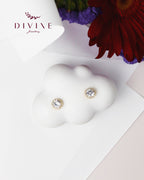 Silver earrings 182