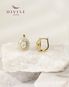 Silver earrings 159