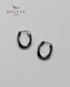 Silver earrings 162