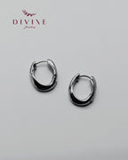 Silver earrings 162