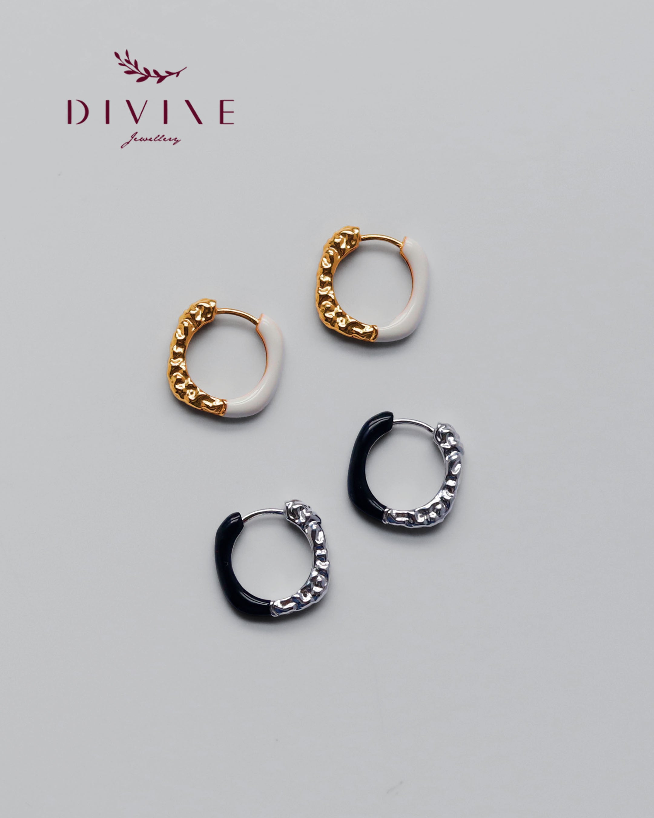 Silver earrings 163