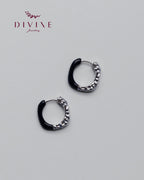 Silver earrings 163