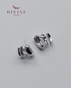 Silver earrings 164