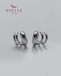 Silver earrings 164