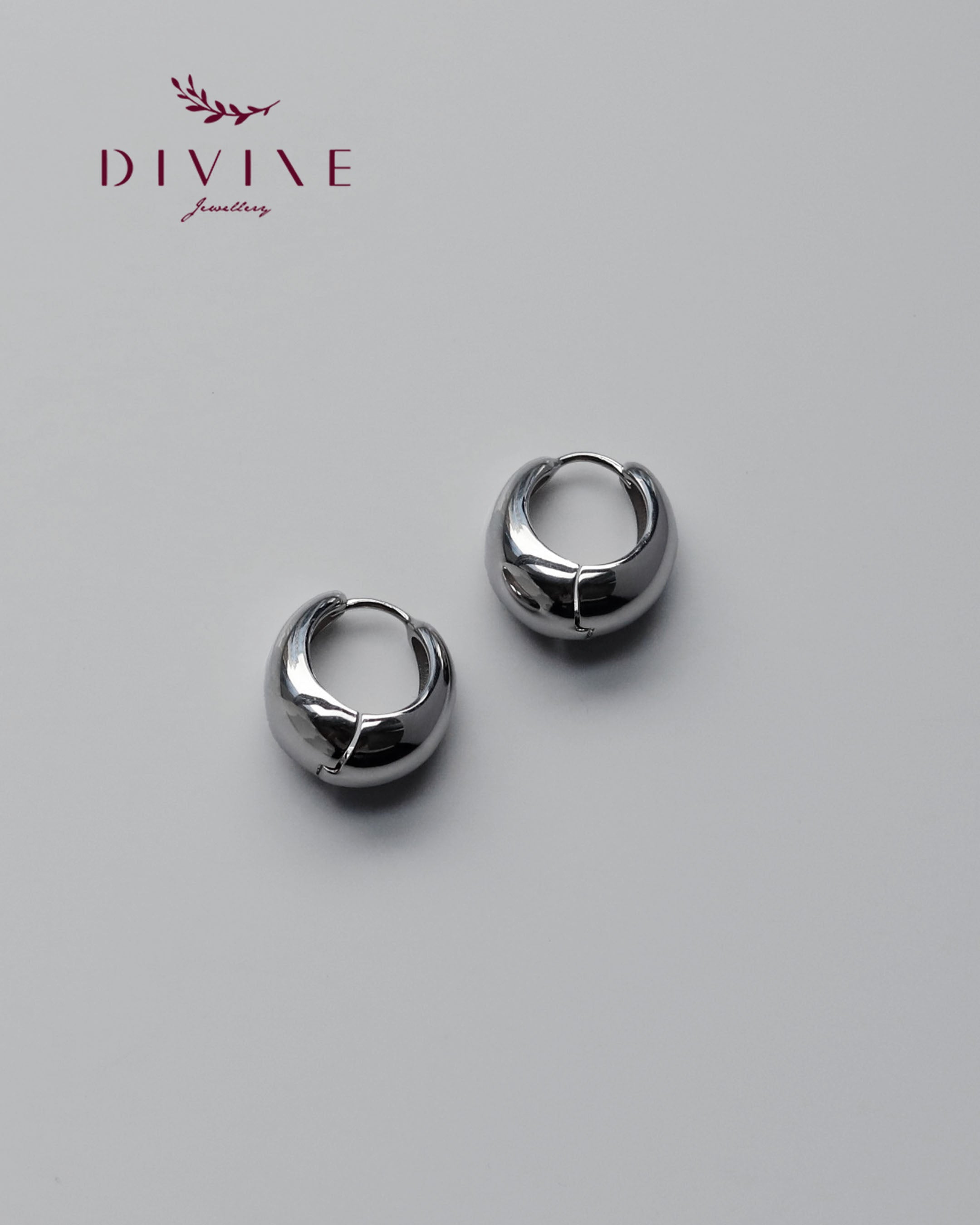 Silver earrings 166