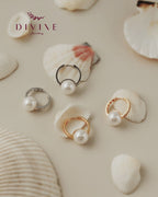 Silver earrings 168