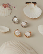 Silver earrings 169