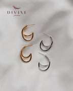 Silver earrings 171