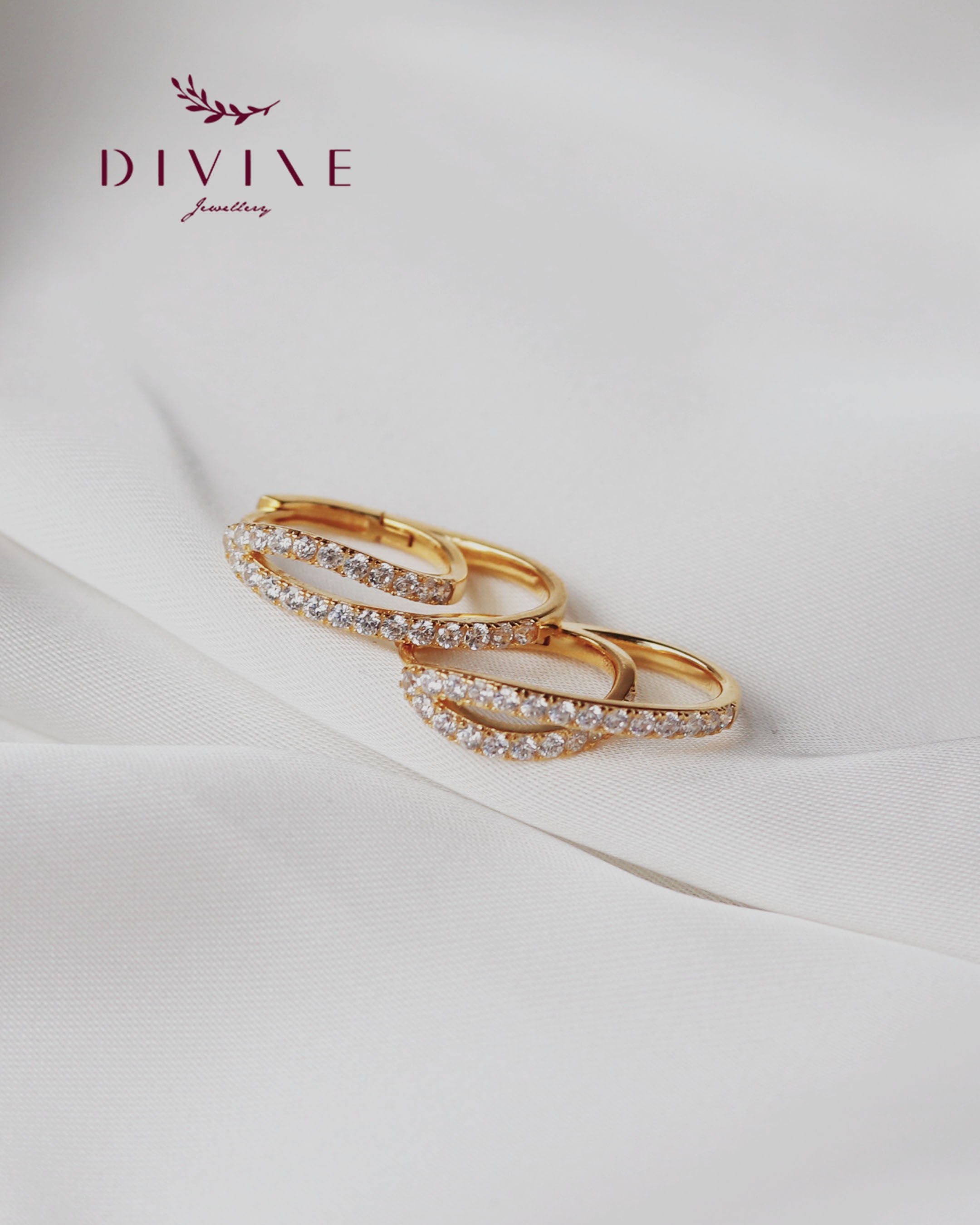 Silver earrings 172