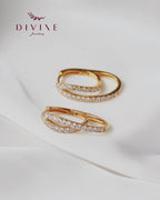 Silver earrings 172
