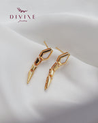 Silver earrings 173