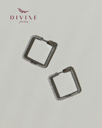 Silver earrings 124