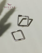 Silver earrings 124