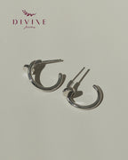 Silver earrings 125