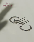 Silver earrings 125