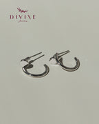 Silver earrings 125