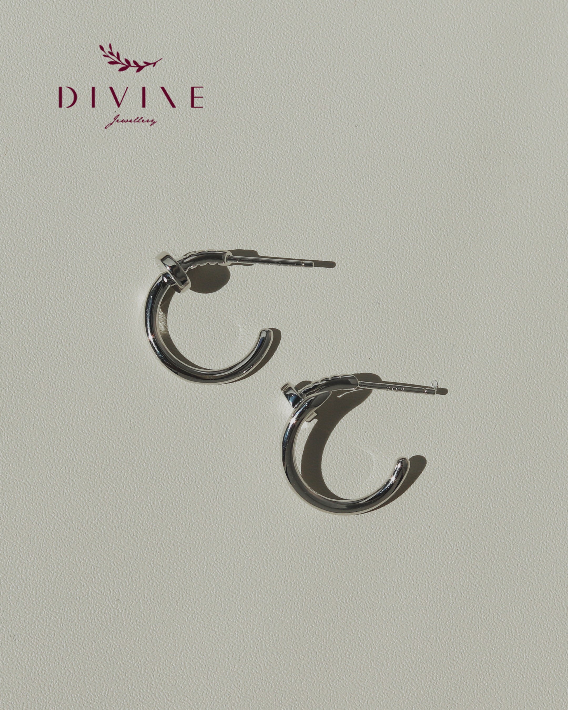 Silver earrings 125