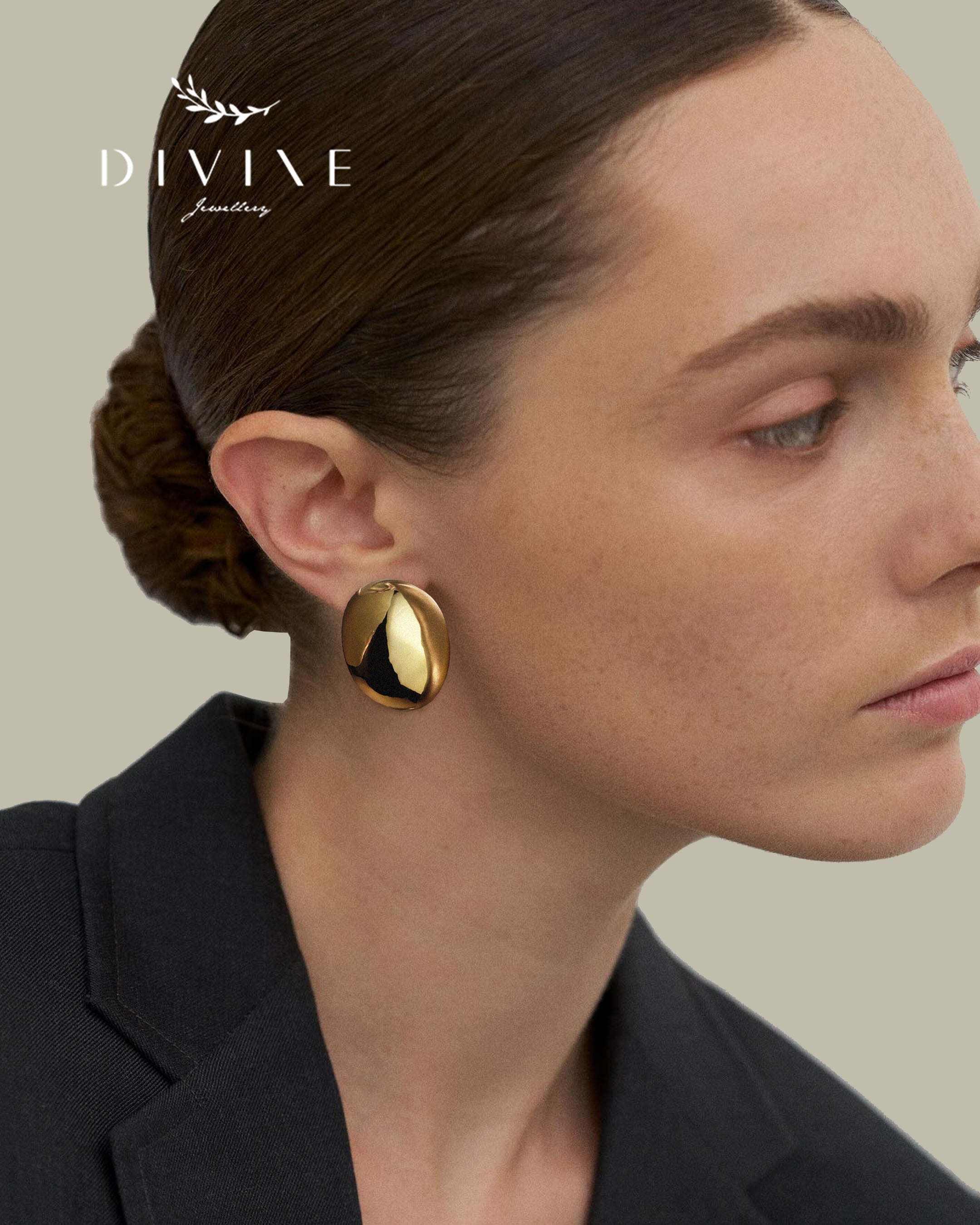 Silver earrings 128
