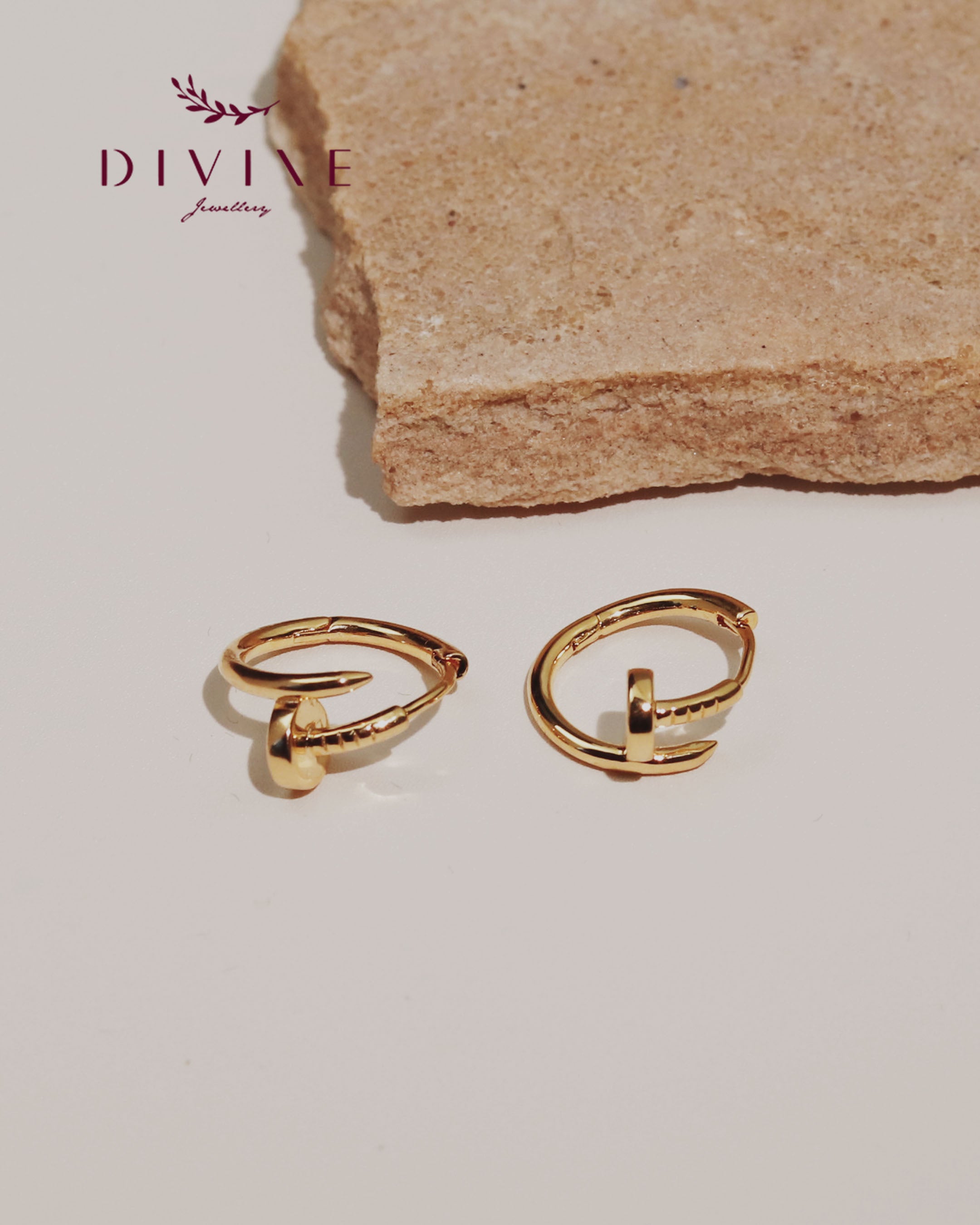 Silver earrings 129
