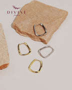 Silver earrings 130
