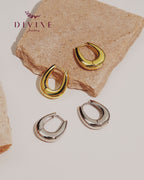 Silver earrings 131