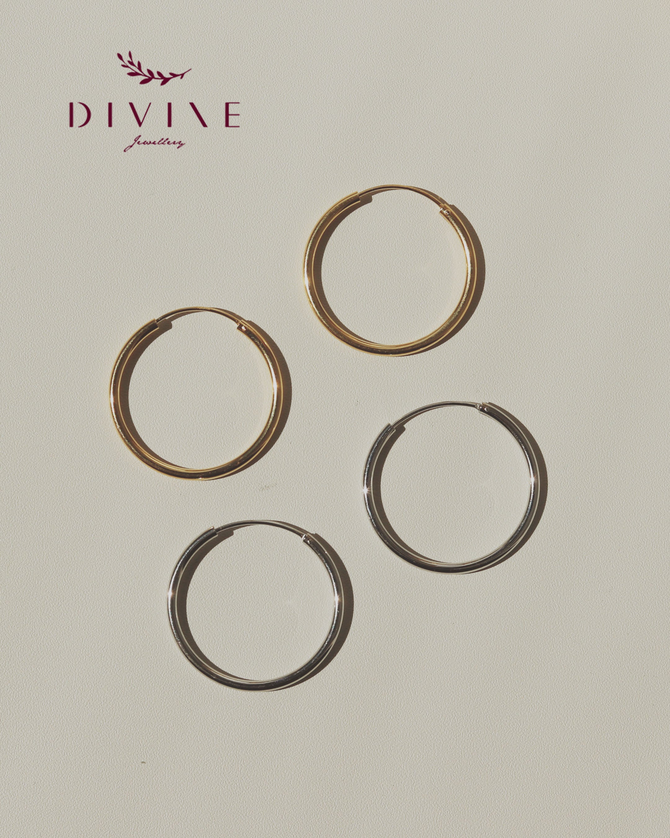 Silver earrings 132