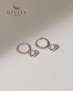 Silver earrings 135
