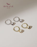 Silver earrings 135
