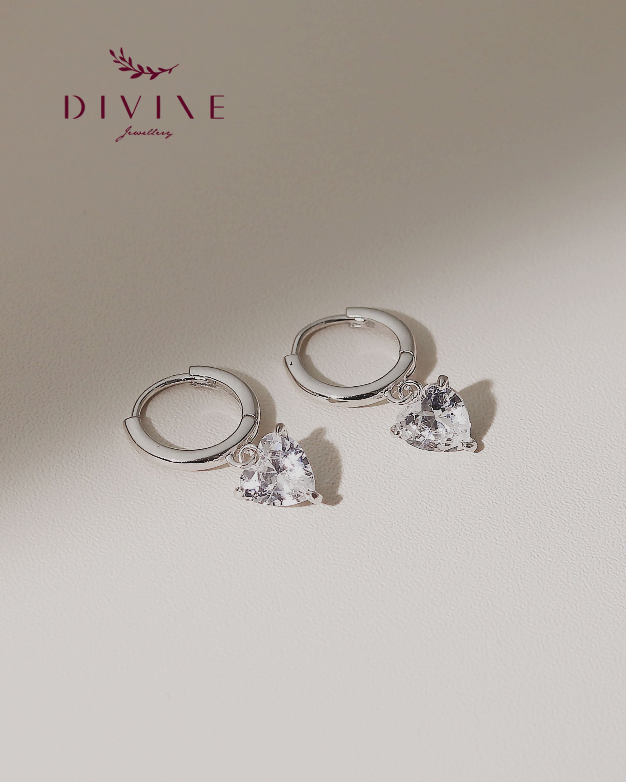 Silver earrings 136