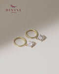 Silver earrings 137