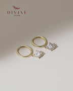 Silver earrings 137