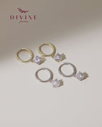 Silver earrings 137