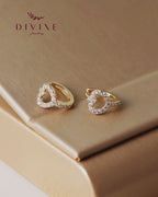 Silver earrings 139