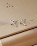 Silver earrings 141