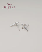Silver earrings 141