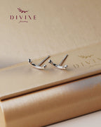 Silver earrings 142