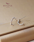 Silver earrings 143