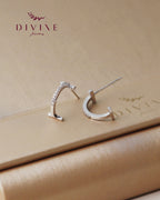 Silver earrings 143