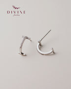 Silver earrings 143