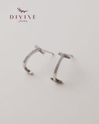 Silver earrings 143