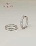 Silver earrings 144