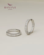 Silver earrings 144