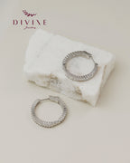 Silver earrings 144