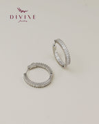 Silver earrings 144